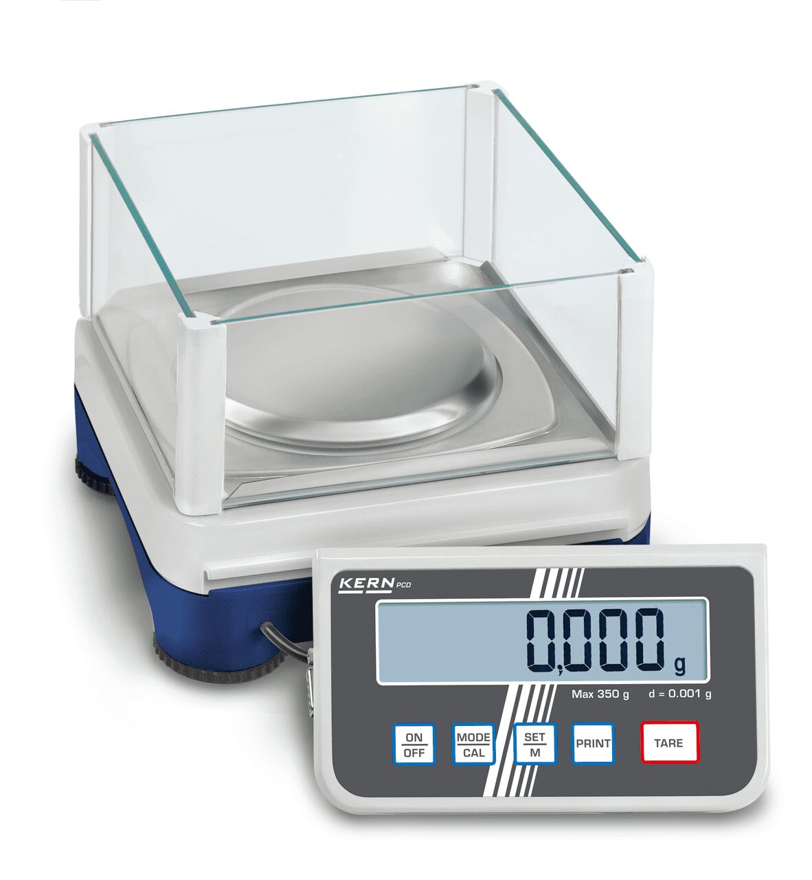 250 g Präzisionswaage, 0,001 g Ablesbarkeit, abnehmbares Auswertegerät - KERN