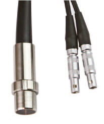 3-200 mm Hitzebeständige Ultraschallsonde, 5 MHz, D14, Kabellänge ca. 1m - Metav IndustryLine
