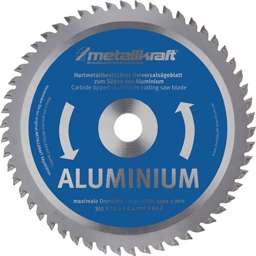 Metallwerkzeug, Sägeblatt, Universalsägeblatt, Aluminium, Zahnrad-ähnlich