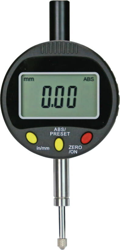 25mm Digital-Messuhr, 0,01mm Auflösung, Ø57mm Außenring, kasten, mit mm/inch - Metav IndustryLine