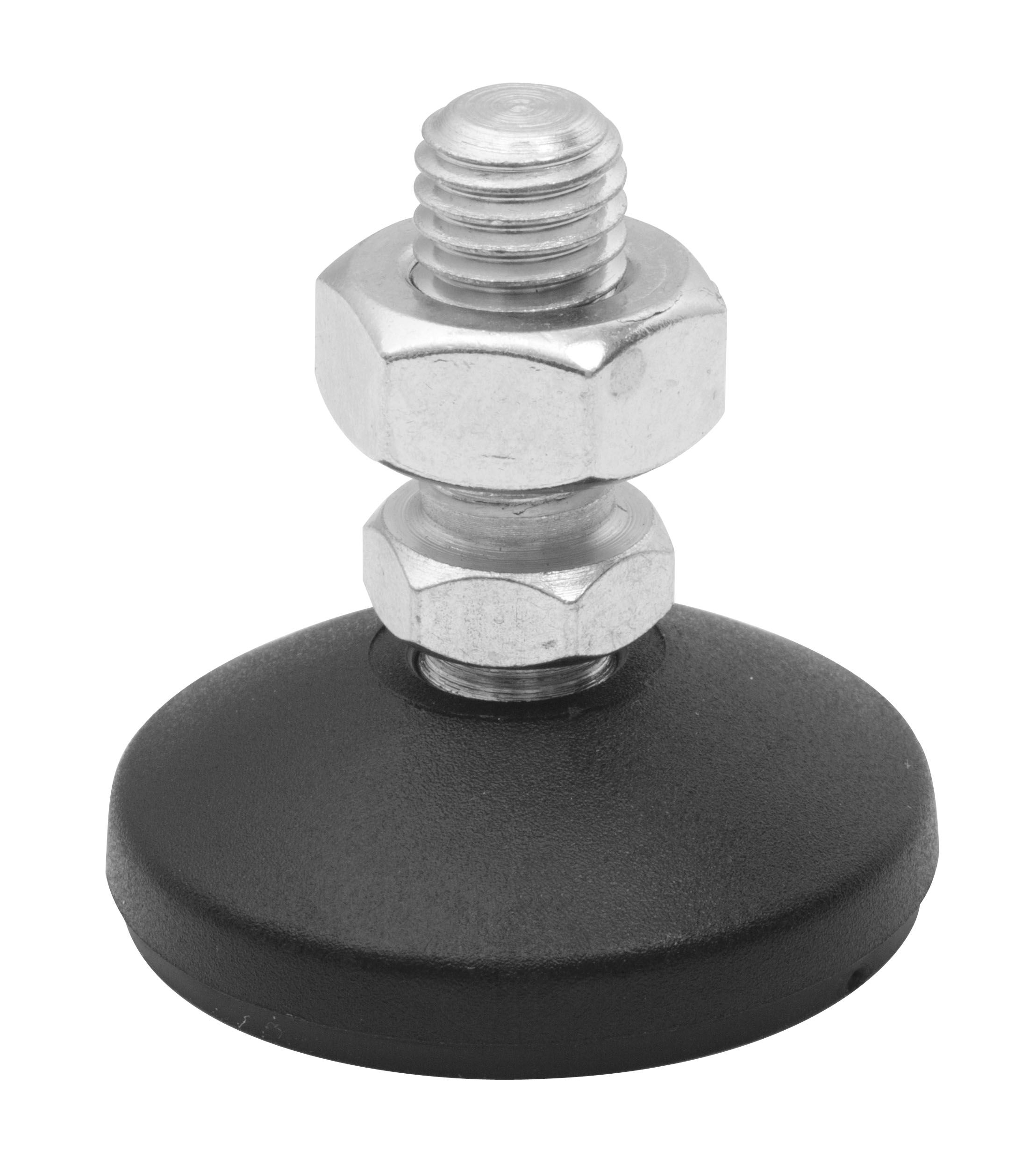 39mm Fuß, verstellbar mit M10 Gewinde, 20,6mm Gewindelänge - Filetta