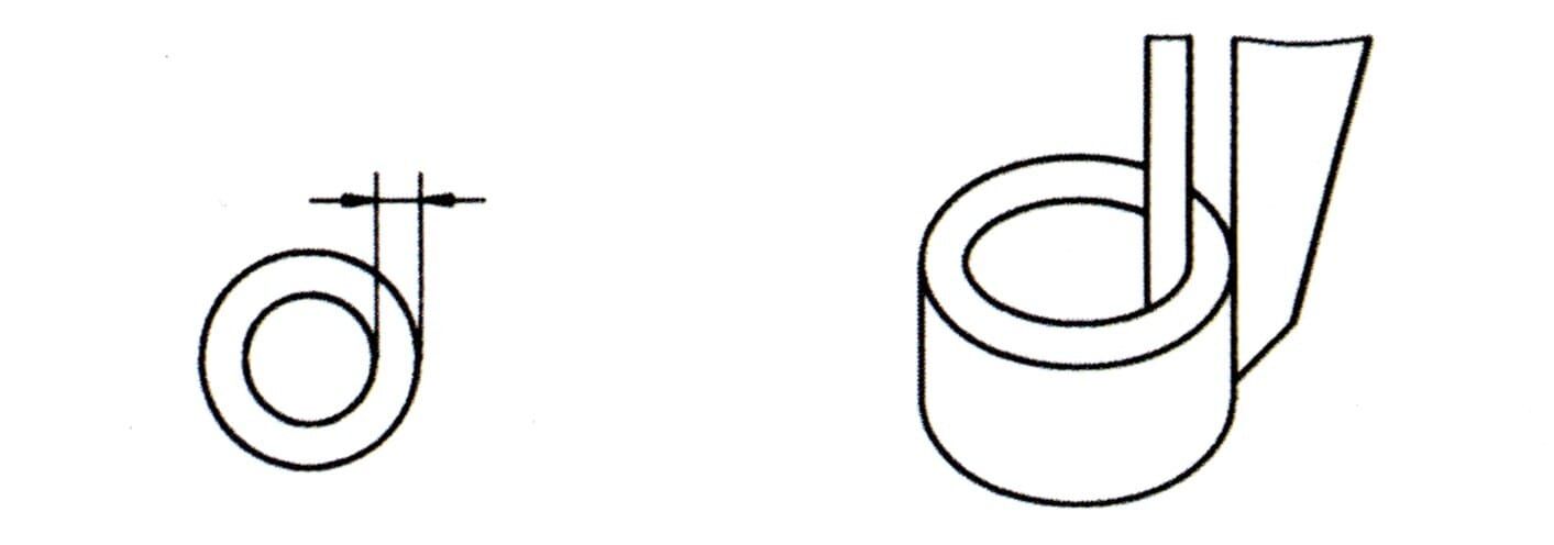 Ohrclip, Ohrhänger, Knotenring, Tonbandform, Katarakteristik