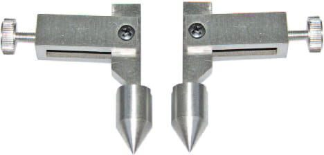 10 mm Bohrabstand‑Messeinsatz mit Kegel‑Messfläche, rostfreier Stahl - Metav IndustryLine