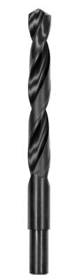 HSS Twist Drill DIN 338, with reduced shank Type N, rollforged, black finished 118°